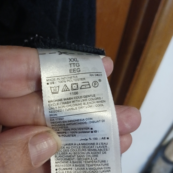 Old navy women's black long sleeve top xxl A-53 - Picture 3 of 5